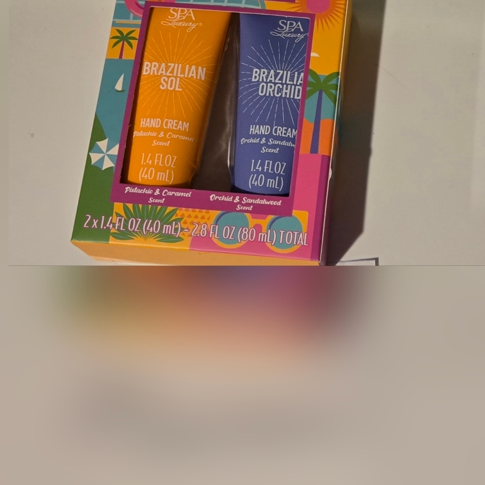 Spa Brazilian Sol and Orchid Hand Cream Set